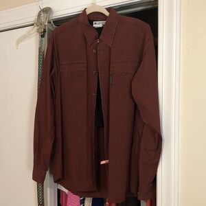 Columbia Men's Rust Button-Down Shirt